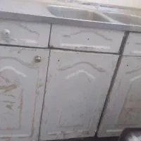 سینک دوقلو با کابینت