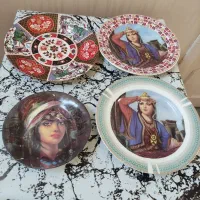 بشقاب دیوار کوب چینی قدیمی تزیینی