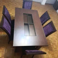 میز نهار خوری  ۶ نفره  بسیار تمیز