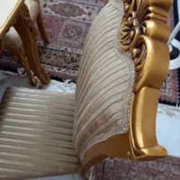 میز نهارخوری ۸نفره صندلی ها کاملا نو