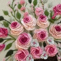 آموزش گلدوزی،جواهردوزی و تزئین لباس مزونی