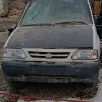 پراید131 مدل 88 تصادفی شاسی ها سالم