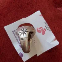 انگشتره نقر رکاب شهر ری نگین هم عقیق یمنی۳۵گرم|جواهرات|هلالی, |دیوار