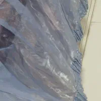 پرده ساتن همراه تور