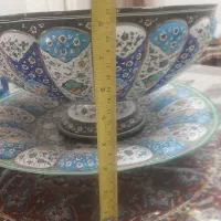 کاسه مسی مینا|کلکسیون اشیاء عتیقه|تهران, شهر زیبا|دیوار