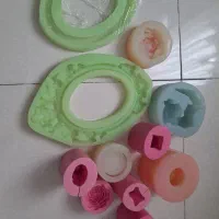 قالب سیلیکونی و پارچه مخمل تابلو