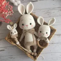 عروسک بافتنی مناسب سیسمونی و هدیه دادن|اسباببازی|تهران, امام حسین|دیوار