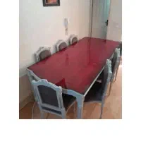 میز غذاخوری 8نفره چوب راش|میز و صندلی غذاخوری|تهران, اوقاف|دیوار