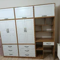 کمد دیواری متحرک سفید لعون در اندازه مختلف چکی 126