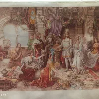 تابلو فرش نخ ونقشه