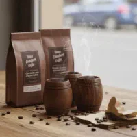 شات نقلی چوبی اسپرسو