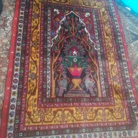 قالیچه دست بافت ابریشم دورو فروشی