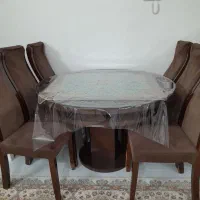میز نا هار خوری شش نفره در حد نو|میز و صندلی غذاخوری|تهران, مهستان|دیوار