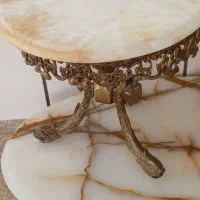 جلو مبلی و میز عسلی برنجی اصل|مبلمان خانگی و میز عسلی|اقبالیه, |دیوار