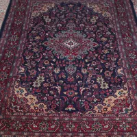 فرش دستبافت کارکرده قدیمی همدان3متری