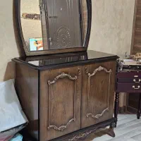 آینه کنسول چوبی