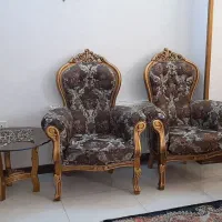 مبل ۹نفره استیل|مبلمان خانگی و میز عسلی|قم, باجک دو|دیوار