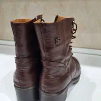 پوتین زنانه سایز ۳۸ چرم اصل|کیف، کفش، کمربند|رشت, پاستوریزه|دیوار