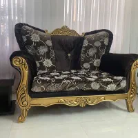 مبل نیمه سلطنتی هفت نفره|مبلمان خانگی و میز عسلی|شیروان (خراسان), |دیوار