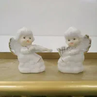 مجسمه های چینی استخوانی بیست تیکه|مجسمه، تندیس، ماکت|قم, منبع آب|دیوار