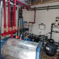 اجرا و تعمیر موتورخانه استخر،لوله کشی استخر،جکوزی