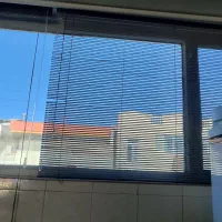 دو عدد پرده کرکره فلزی