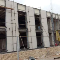 تابلو کامپوزیت نمای ویلا سمنت برد لوور  کرتین وال|خدمات پیشه و مهارت|کرج, کمال‌شهر|دیوار