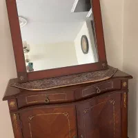 آینه کنسول چوبی