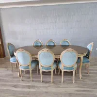 میز ناهارخوری۸ نفره چوب بلوط-درحدنو