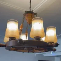 لوستر سکان و لوستر فلزی .