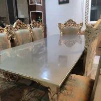 مبل استیل سلطنتی ۹ نفره|مبلمان خانگی و میز عسلی|نوشهر, |دیوار