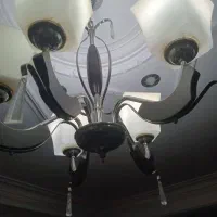 لوستر سقفی 2 عدد در حد نو|لوستر و چراغ آویز|رشت, پل تالشان|دیوار