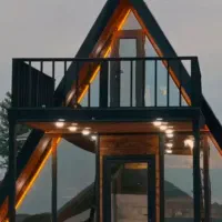 ساخت کلبه چوبی (سوئیسی سوئدی تلار و ...