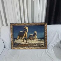 فرش دستباف برجسته کاری ۹۰×۶۵بافته دست خودمون|فرش|لاهیجان, طالقانی|دیوار
