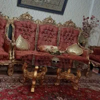 مبل ۹نفره سلطنتی همراه سه میز بزرگ دوتاعسلی|مبلمان خانگی و میز عسلی|خوی, |دیوار