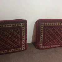 فروش پشتی دست بافت قدیمی در حد نو