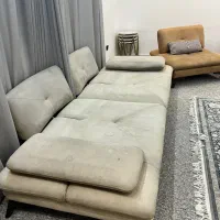 مبل تختخواب شو مدل مینیمال پارچه ترک