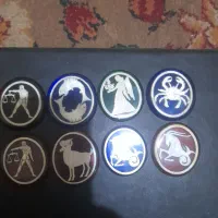 پلاک نقره روکش شیشه