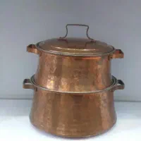 2عدد قابلمه مس اصلی نو خوش سایز سنگین وضخیم نو