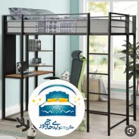 تخت خواب دو طبقه(دوطبقه)یکنفره۱یک نفره ارتفاع بلند
