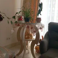 میزخاطره با رومیزی و شیشه و کاور