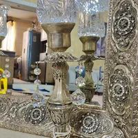 آینه شمعدان سلطنتی طرح اسلیمی سنتی ۱۱۲ سانتی|آینه|قزوین, |دیوار