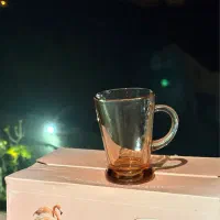 استکان دسته دار با قندون ستش استفاده نشده و سالم|ظروف سرو و پذیرایی|محمودآباد, |دیوار