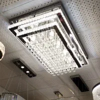 لوستر سقفی مربع و مستطیل ، لوستر کریستالی|لوستر و چراغ آویز|تهران, بازار|دیوار