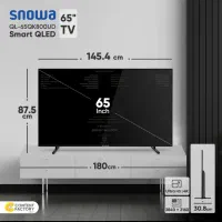 تلویزیون ۶۵ اینج Qled اسنوا|تلویزیون و پروژکتور|یزد, |دیوار