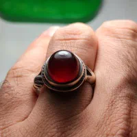 عقیق سرخ آبدار کهنه