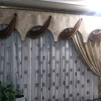 پرده با کتیبه با چوب پرده موجوده ۳۵۰۰ تخفیف جزئی