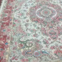 یک جفت فرش ۶متری ۳۰ رجی طرح خطیبی