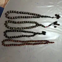 تسبیح داس دست ساز نقره کوب