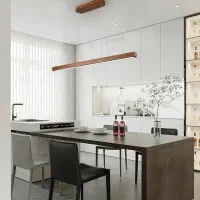 لوستر چوبی مدرن|لوستر و چراغ آویز|ساری, |دیوار